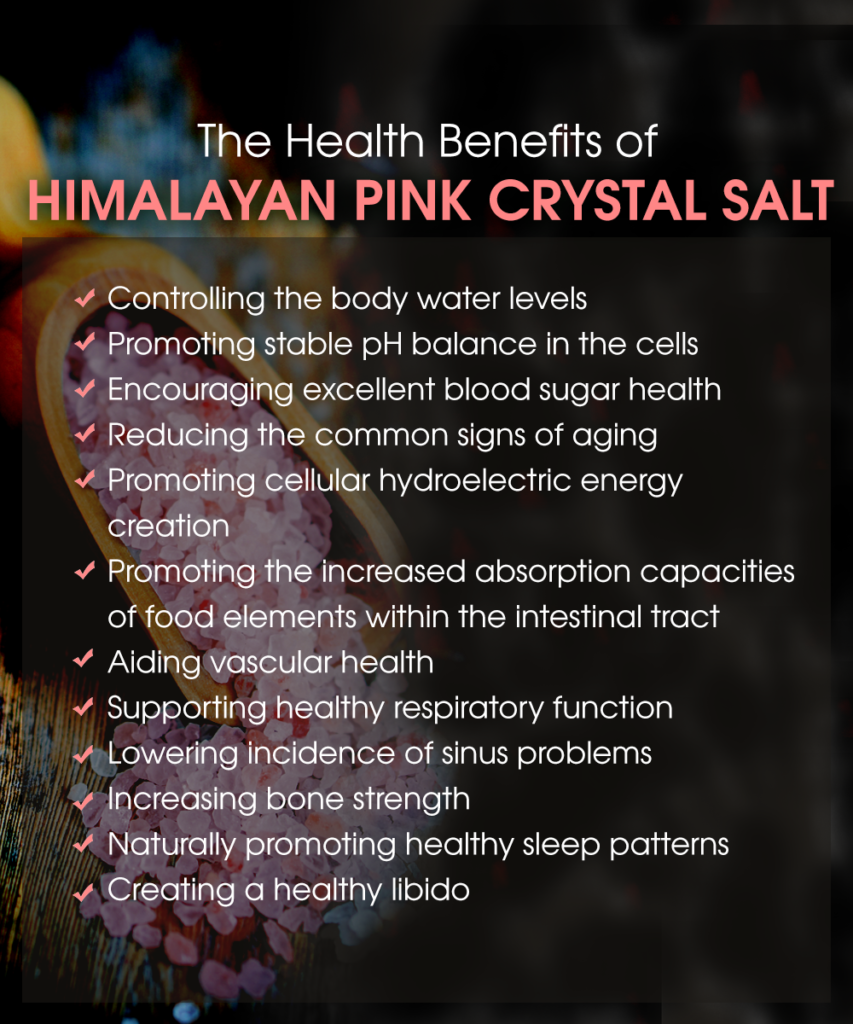 Pink salt, Top 10 Health Benefits of Pink Salt