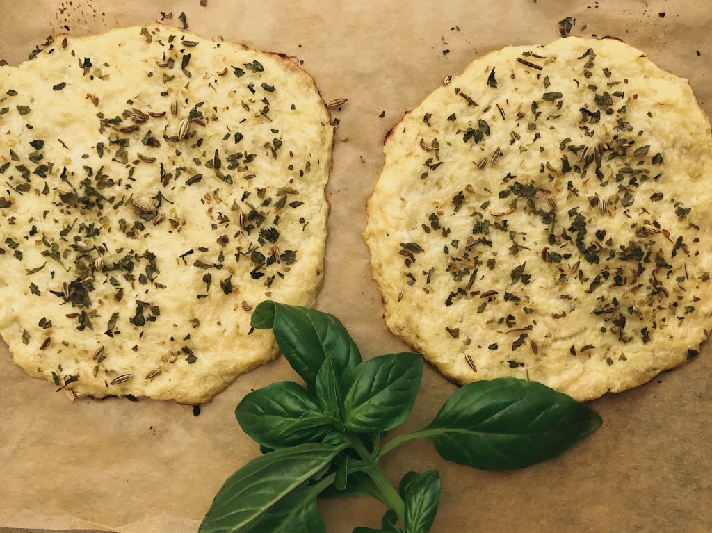 Fat Burning Cauliflower Crust Mini Pizzas