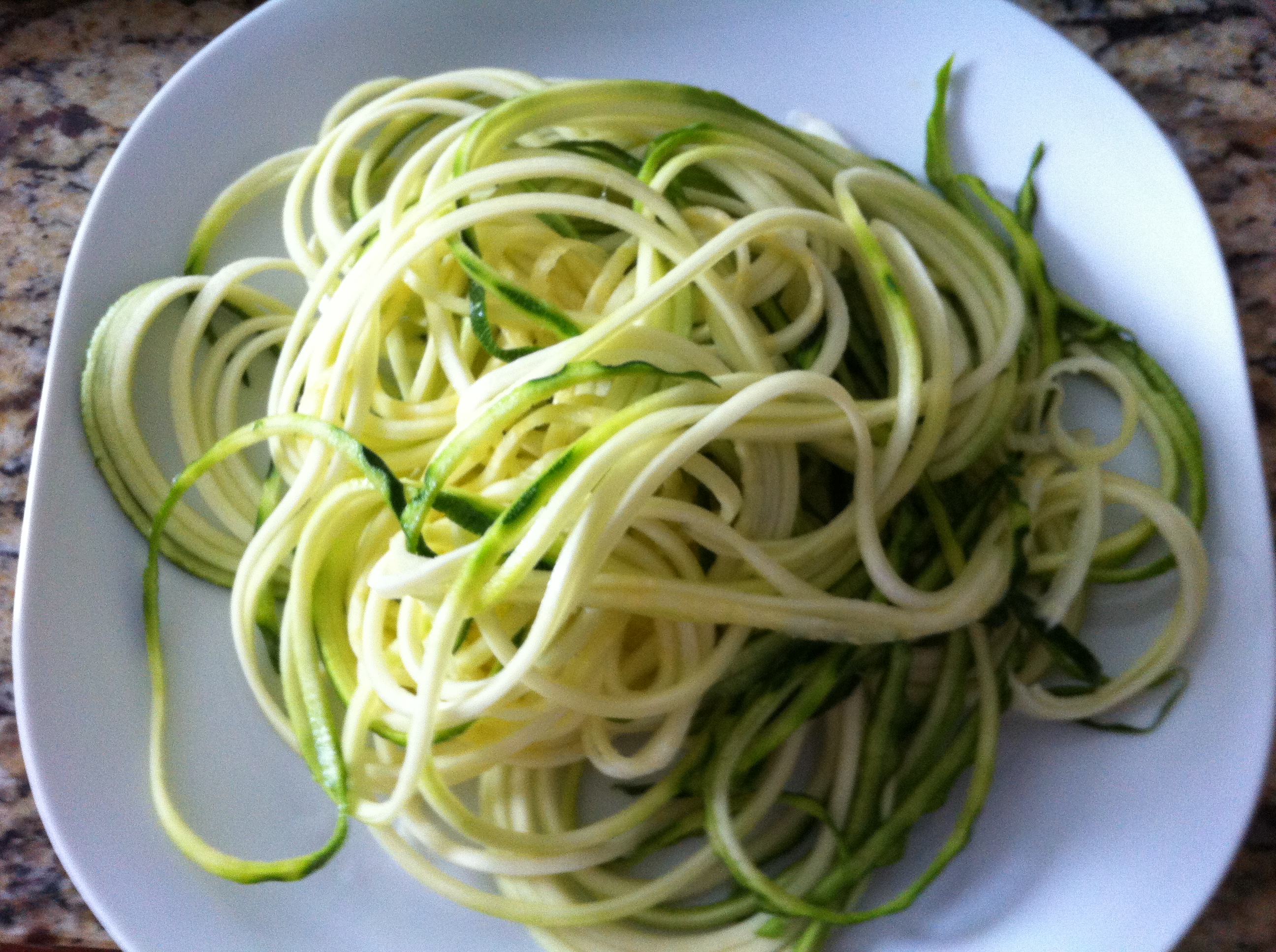 zucchini noodles, SuperCharged Zucchini Pasta Noodles: