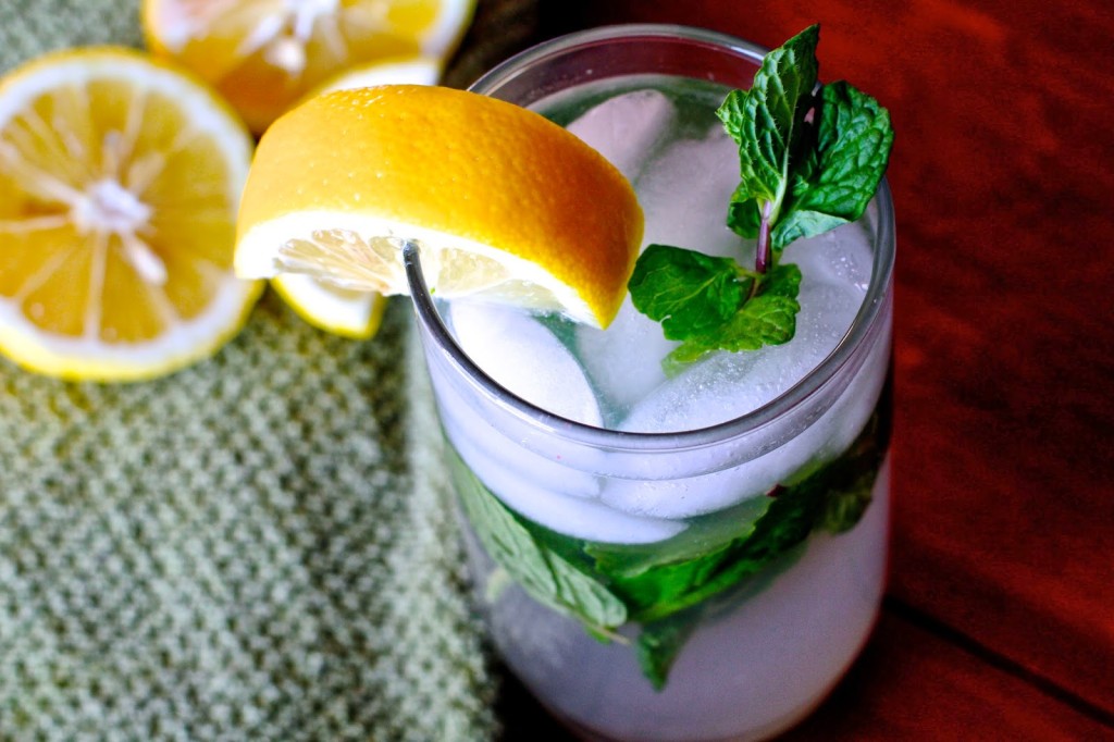lemon mint, Lemon Mint Berry Flavored Water