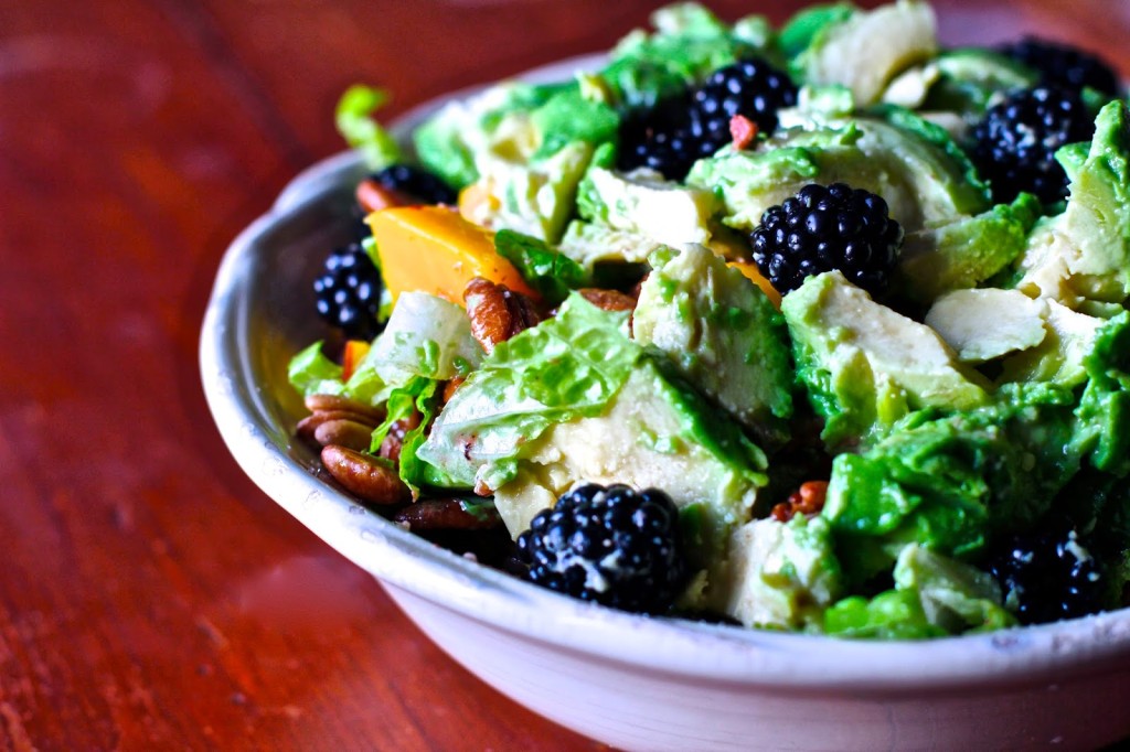 blackberry mango salad