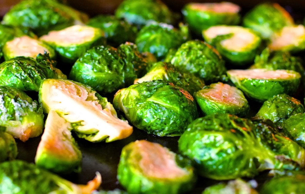 brussels sprouts, Roasted Buttery Brussels Sprouts