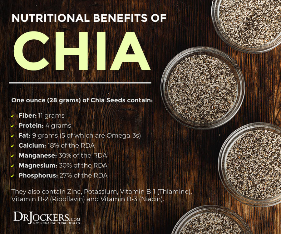 Mirar fijamente Carne de cordero Donación The Top 3 Health Benefits of Chia Seeds - DrJockers.com