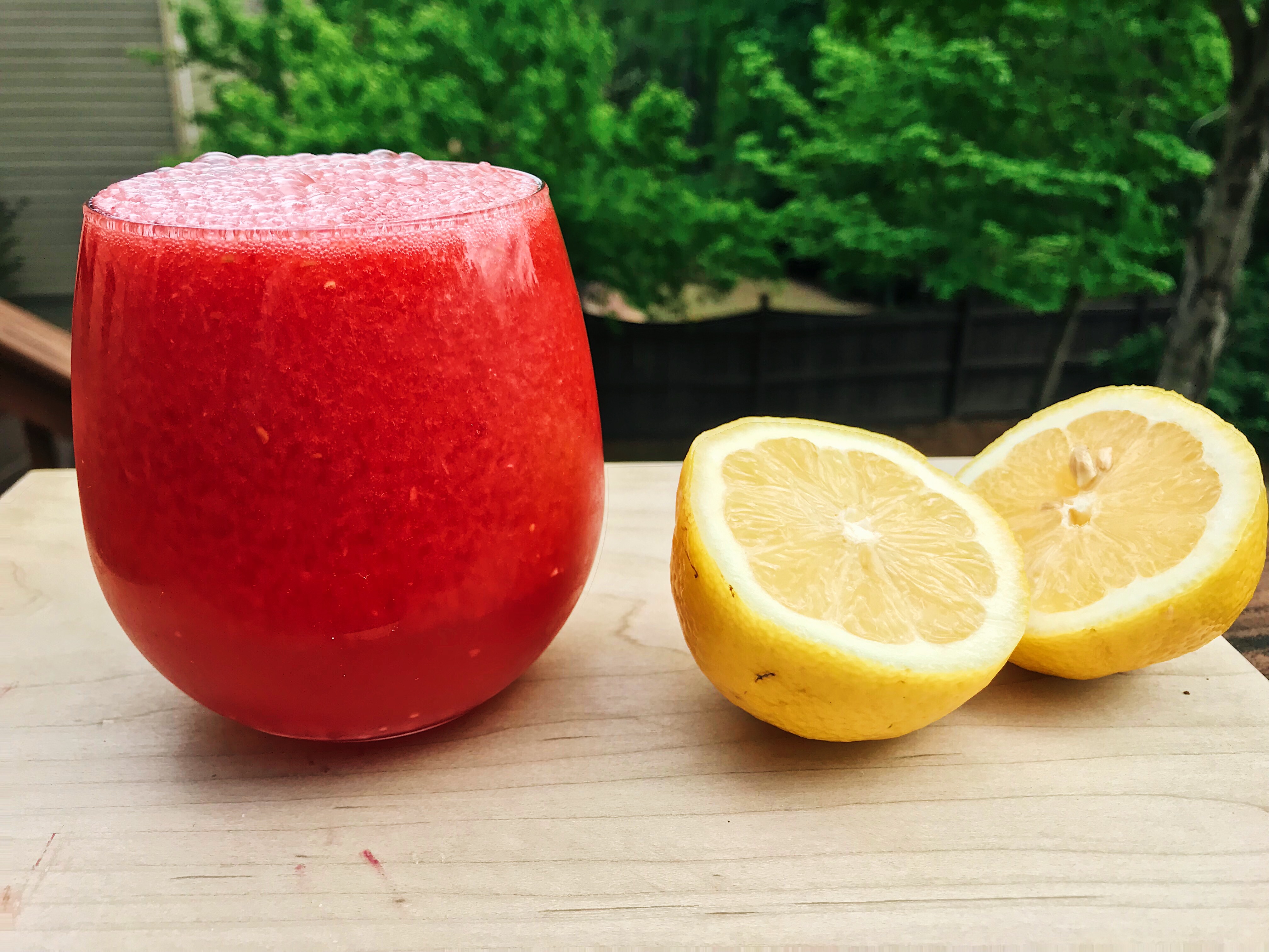 raspberry ginger lemonade