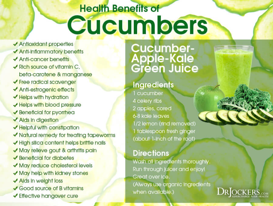 cucumbers, Cucumbers: Top 10 Anti-Aging Health Benefits