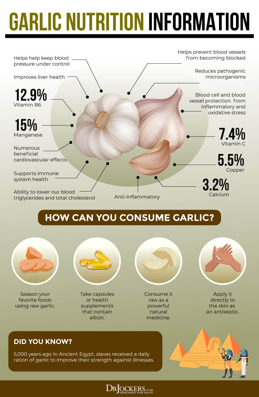 Garlic and blood clot prevention