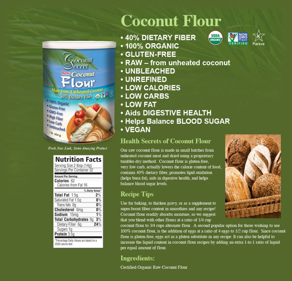 Coconut Flour, 10 Reasons to Bake with Coconut Flour