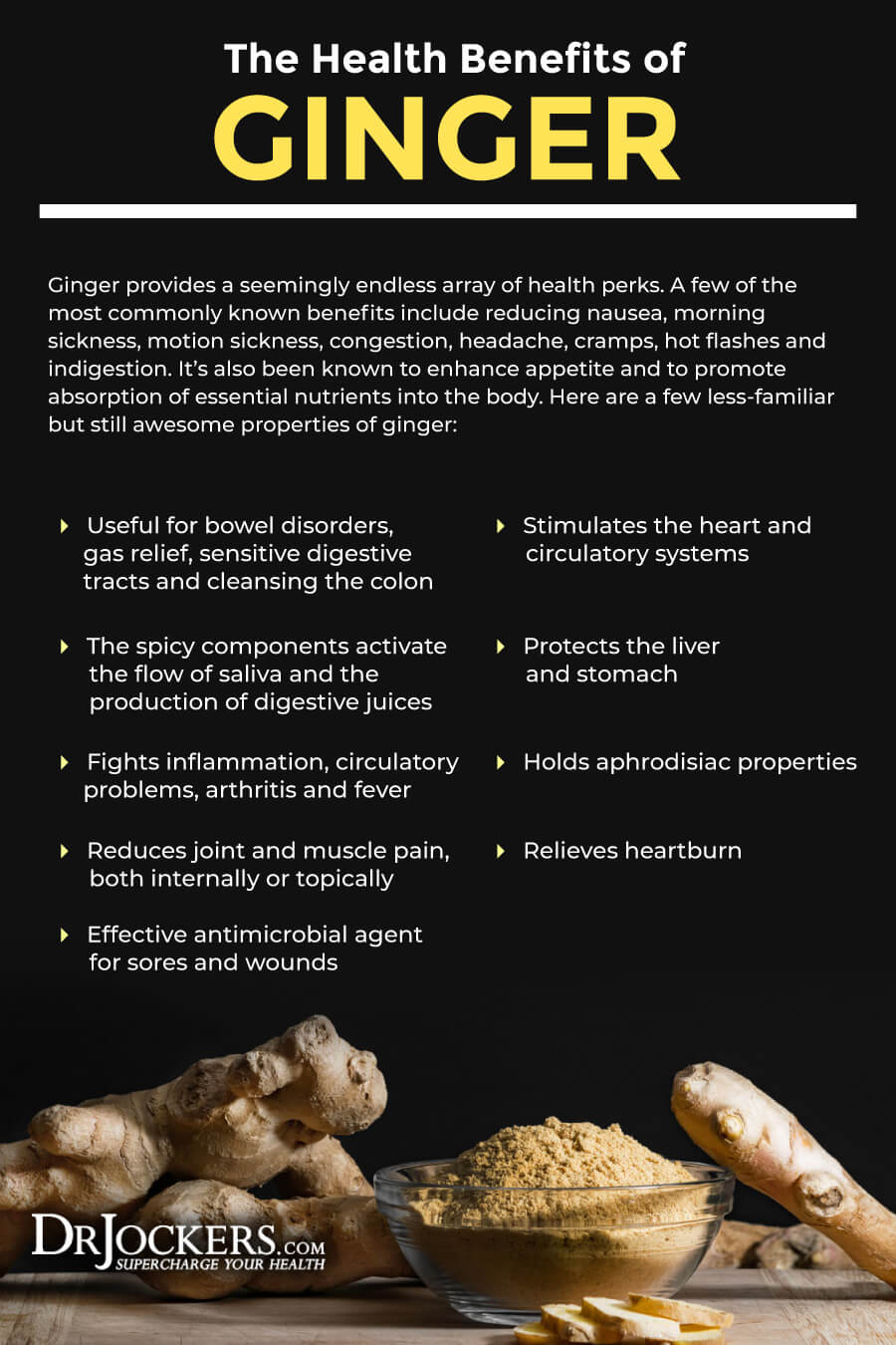 ginger, Ginger:  10 Ways This Herb Improves Digestion