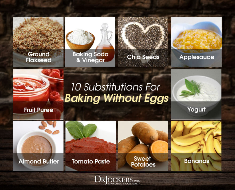 baking without eggs, 10 Substitutions For Baking Without Eggs