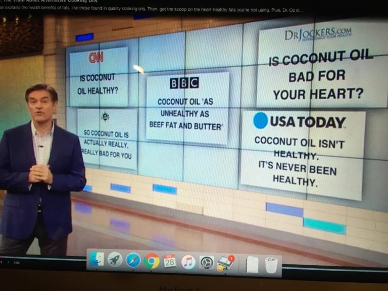 Dr Oz Coconut Oil Bad For You