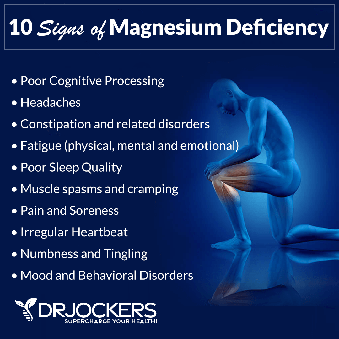 Magnesium deficiency symptoms