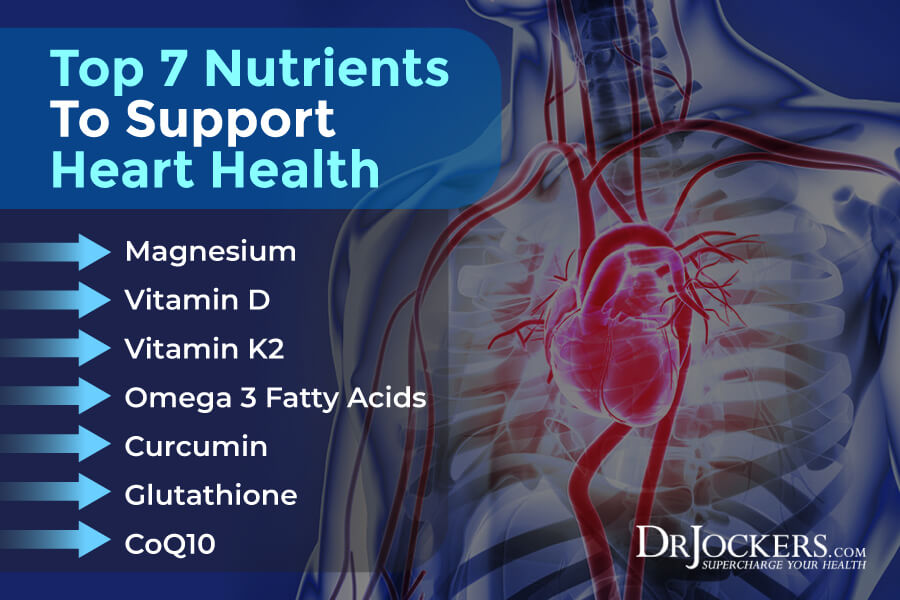heart, Top 7 Nutrients to Support Heart Health