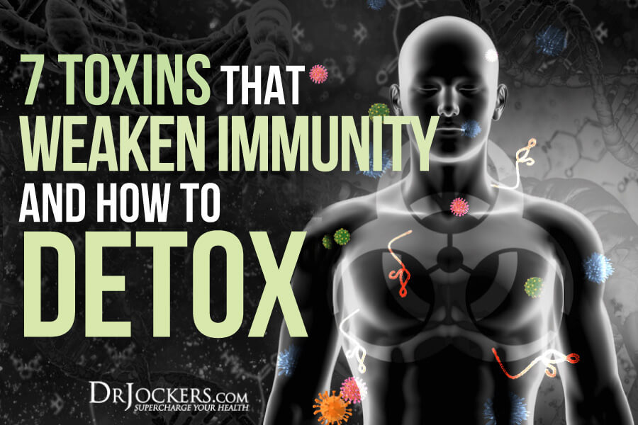 toxins that weaken immunity