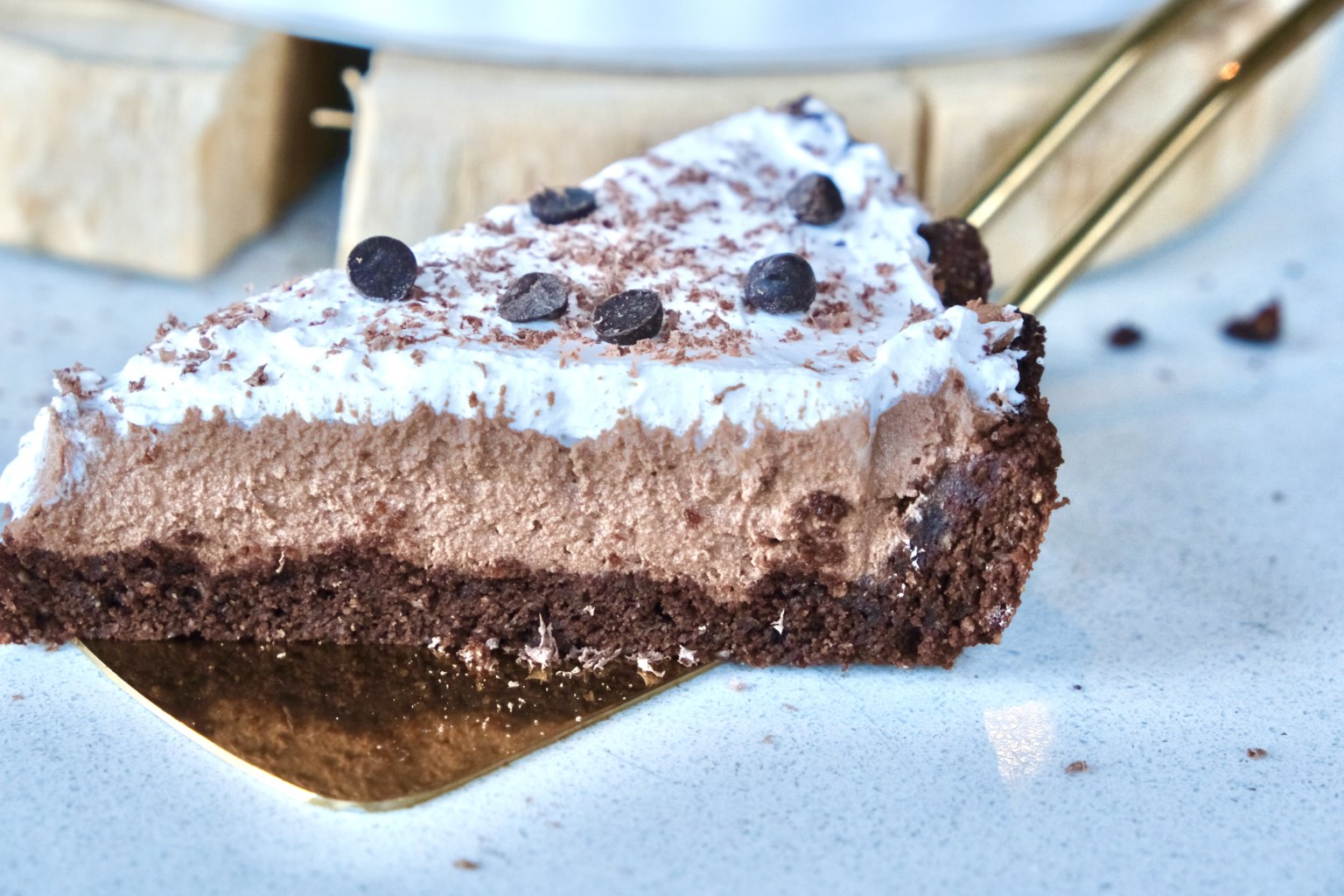 French Chocolate Keto Silk Pie Recipe
