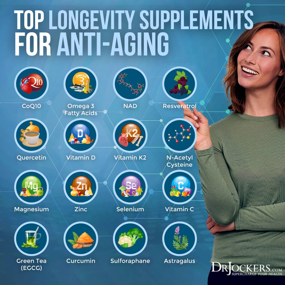 longevity, Top Longevity Supplements to Take for Anti-Aging